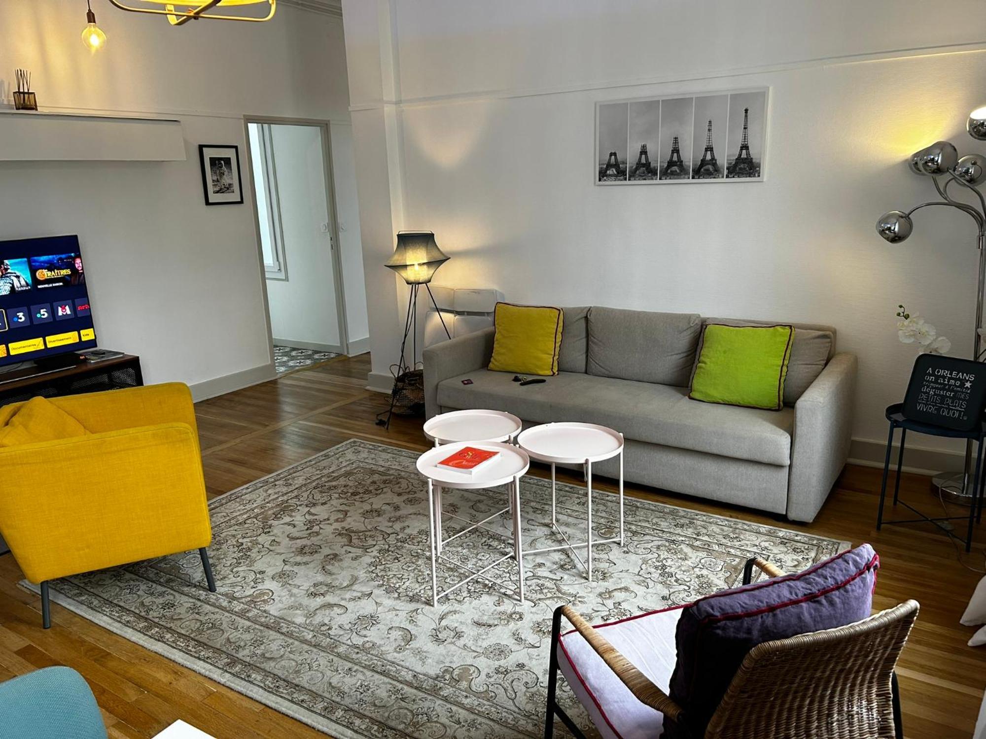 Martroi - Coeur De Ville - 3 Pieces 80 M2 Tv - Internet Haut Debit - Loisirs Et Affaires Orlean Zewnętrze zdjęcie
